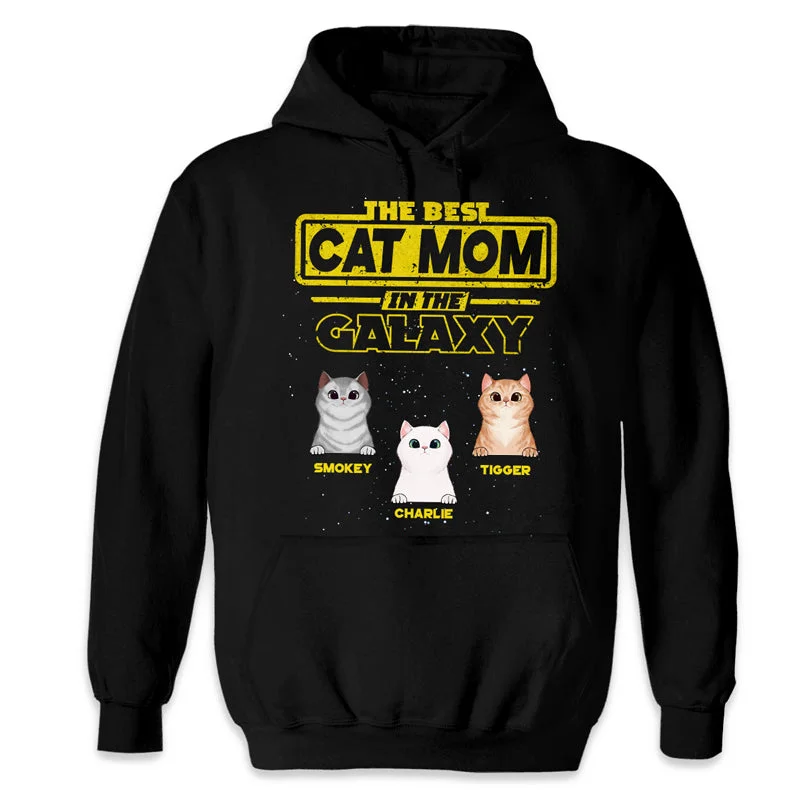 Best Cat Dad In The Galaxy - Gift For Cat Dad, Cat Mom - Personalized Unisex T-Shirt