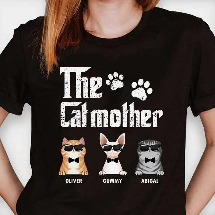 The Cat Father - Gift For Cat Dad, Cat Mom - Personalized Unisex T-Shirt, Hoodie