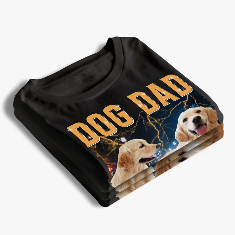 Custom Photo Best Dad Ever - Dog & Cat Personalized Custom Unisex T-shirt, Hoodie, Sweatshirt - Gift For Pet Owners, Pet Lovers