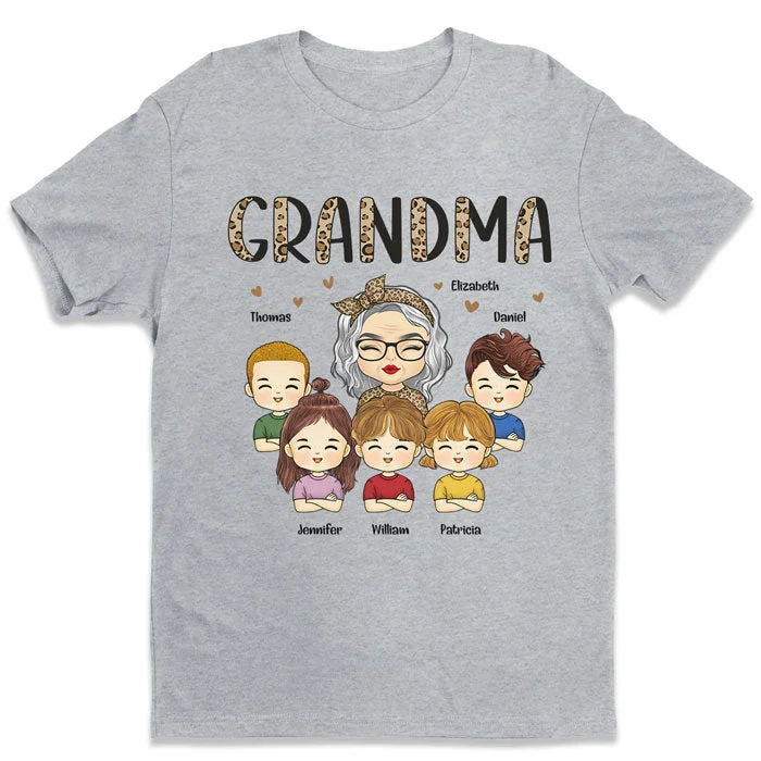 Just Call Me Grandma - Family Personalized Custom Unisex T-shirt, Hoodie, Sweatshirt - Mother's Day, Birthday Gift For Grandma