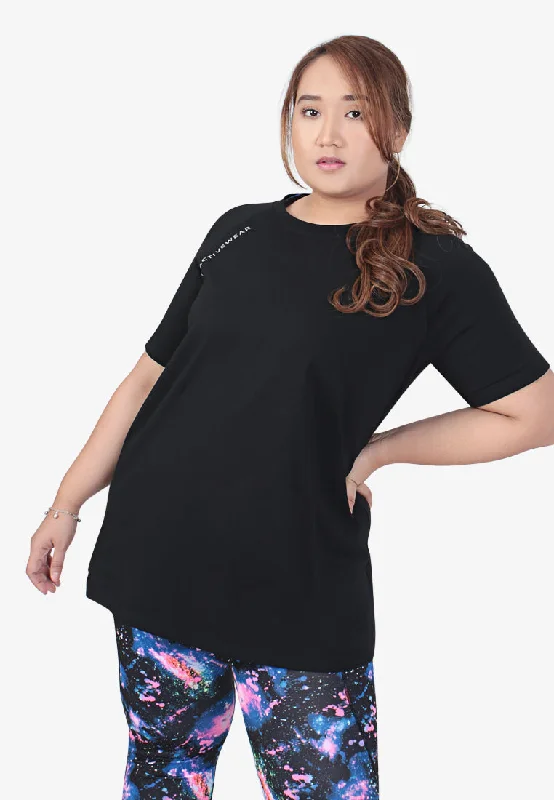 Raven Short Sleeve Sports Tee - Black