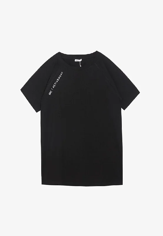 Raven Short Sleeve Sports Tee - Black