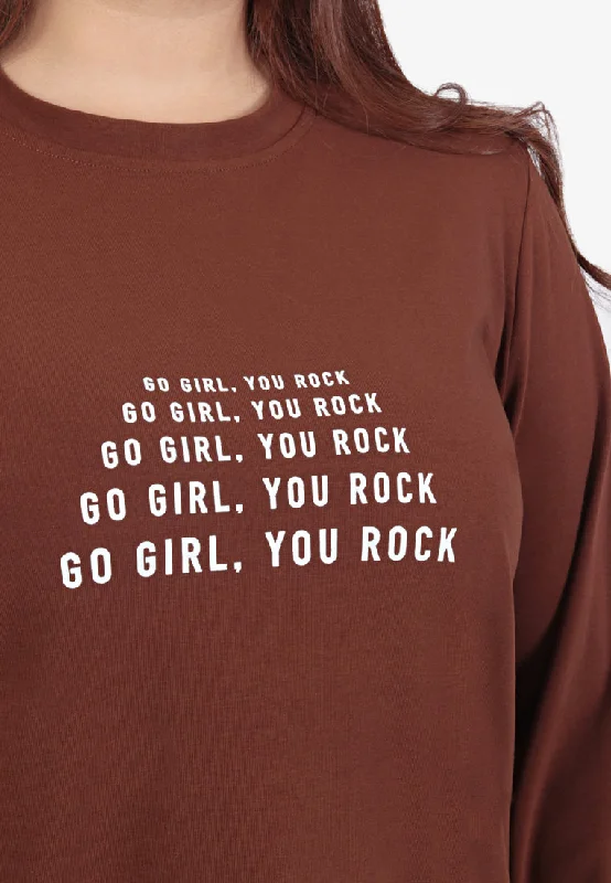 Represent WOMEN'S DAY Long Sleeve Tee - Brown