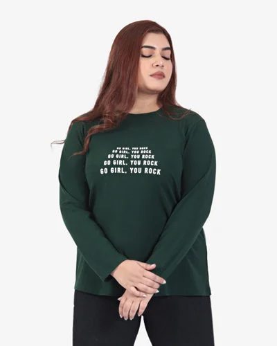 Represent WOMEN'S DAY Long Sleeve Tee - Dark Green