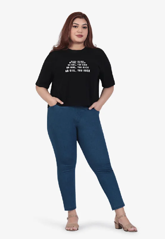 Equality WOMEN'S DAY Crop Tee - Black