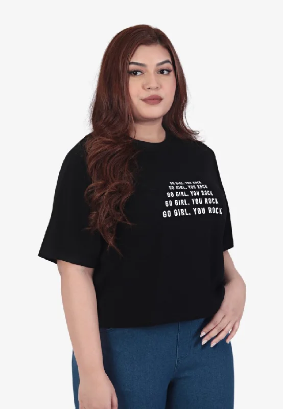 Equality WOMEN'S DAY Crop Tee - Black