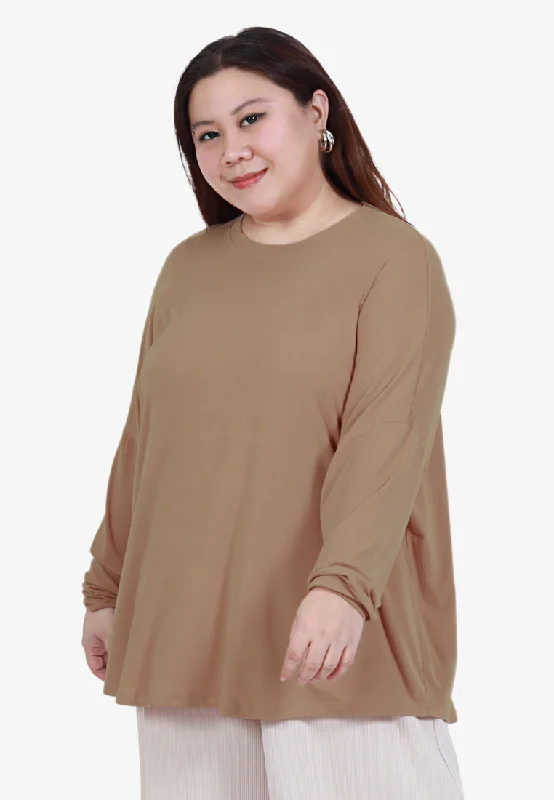 Lowrie Super Soft & Light Long Sleeve Tee - Brown