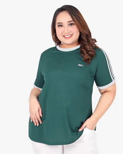 Addyson Short Sleeve Athleisure Tee - Green