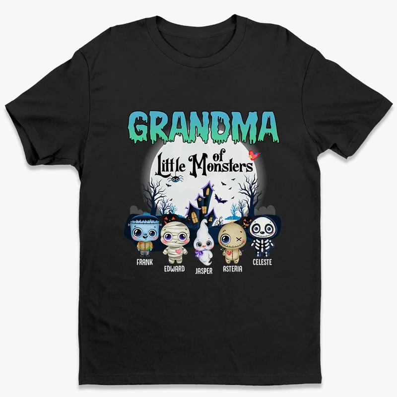 Nana Of These Little Monsters - Personalized Custom Unisex T-Shirt, Hoodie, Sweatshirt - Gift For Grandma, Gift For Grandparents, Halloween Gift