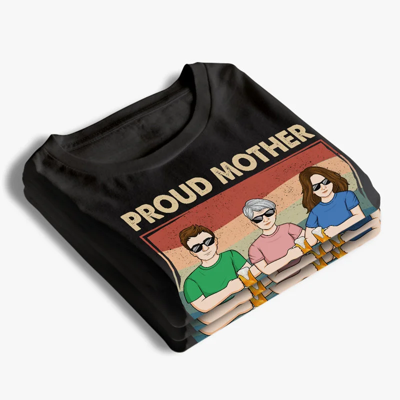 Proud Mother Of A Few Kids - Family Personalized Custom Unisex T-shirt, Hoodie, Sweatshirt - Gift For Mom