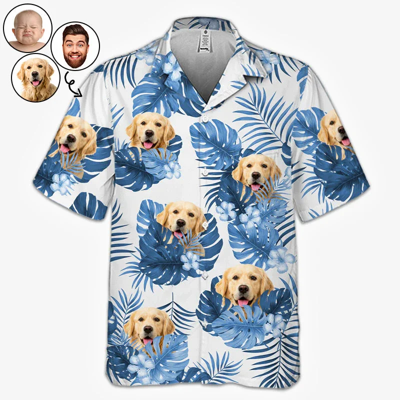 Summer With Pet - Personalized Hawaiian Shirt - Upload Image, Gift For Pet Lovers