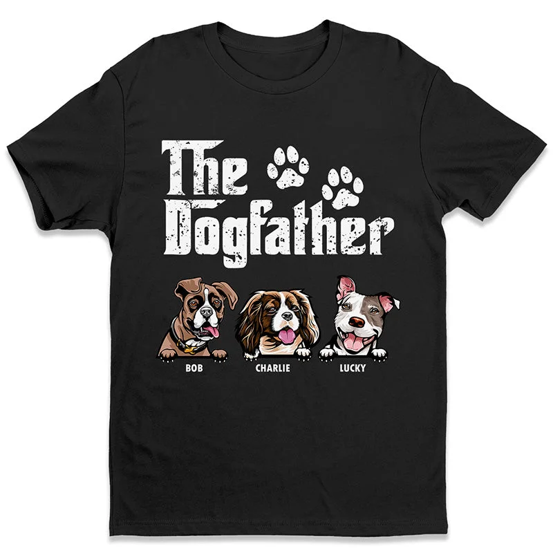 The Dog Father - Gift For Dog Dad, Dog Mom - Personalized Unisex T-Shirt, Hoodie