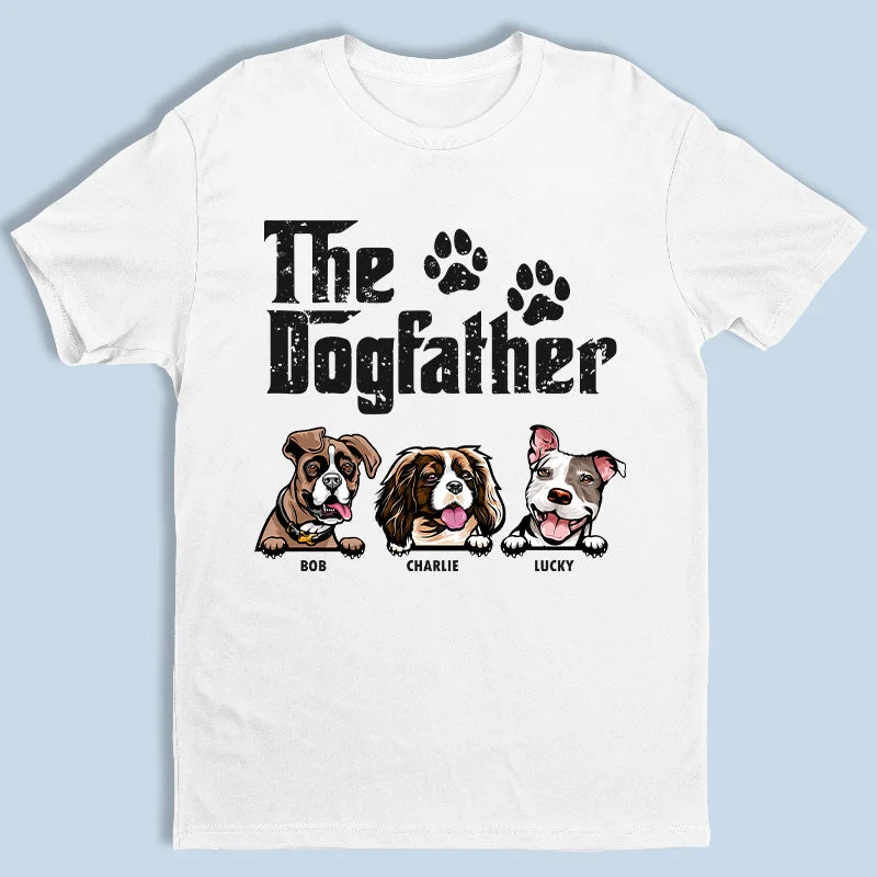 The Dog Father - Gift For Dog Dad, Dog Mom - Personalized Unisex T-Shirt, Hoodie