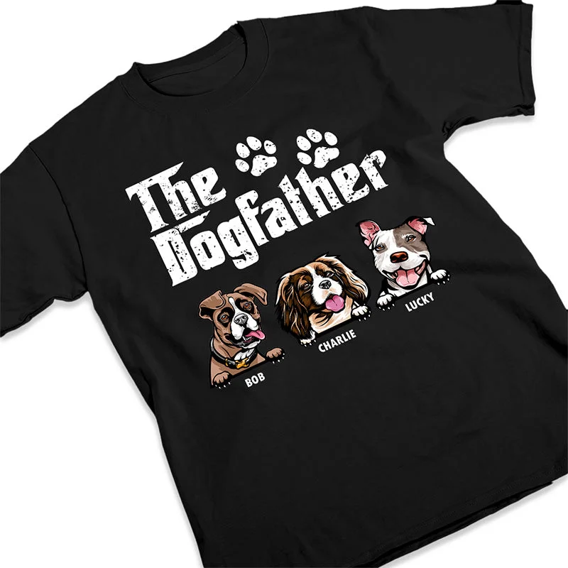 The Dog Father - Gift For Dog Dad, Dog Mom - Personalized Unisex T-Shirt, Hoodie