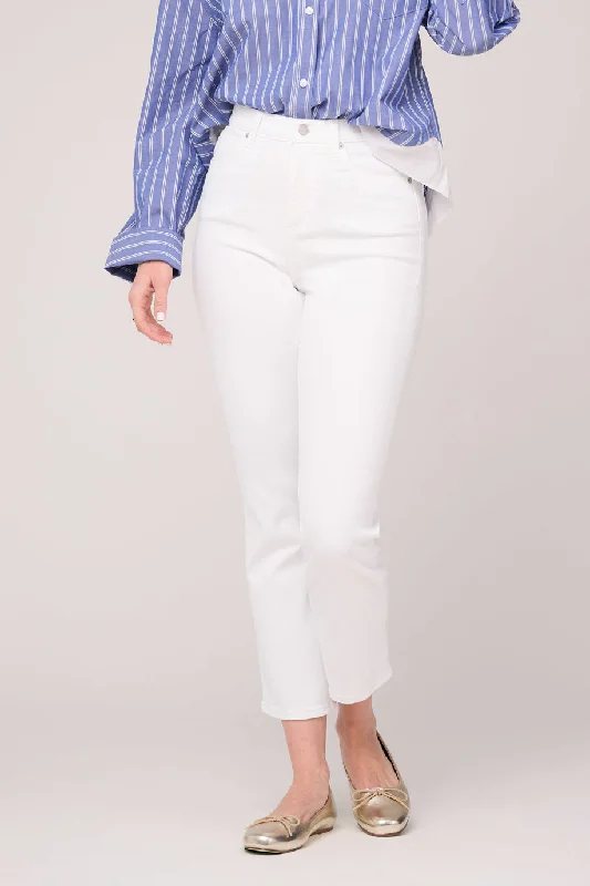 EMILY SLIM JEAN WHITE SHELL