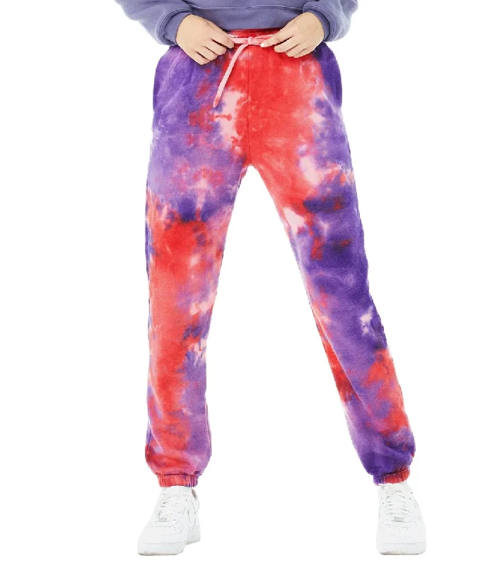 Bella + Canvas Tie Dye Fleece Sweatpant Watercolor Tie Dye