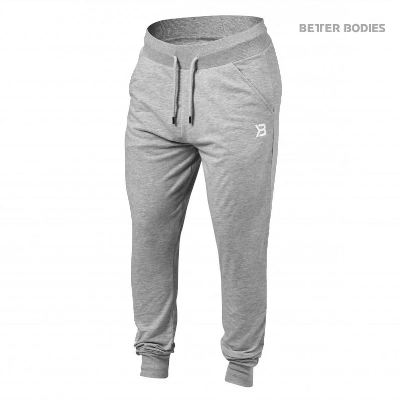 Better Bodies Soft Tapered Pants - Grey Melange