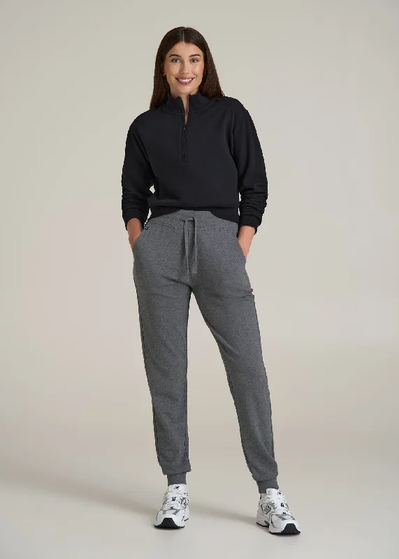 Wearever 2.0 French Terry Jogger for Tall Women in Charcoal Mix