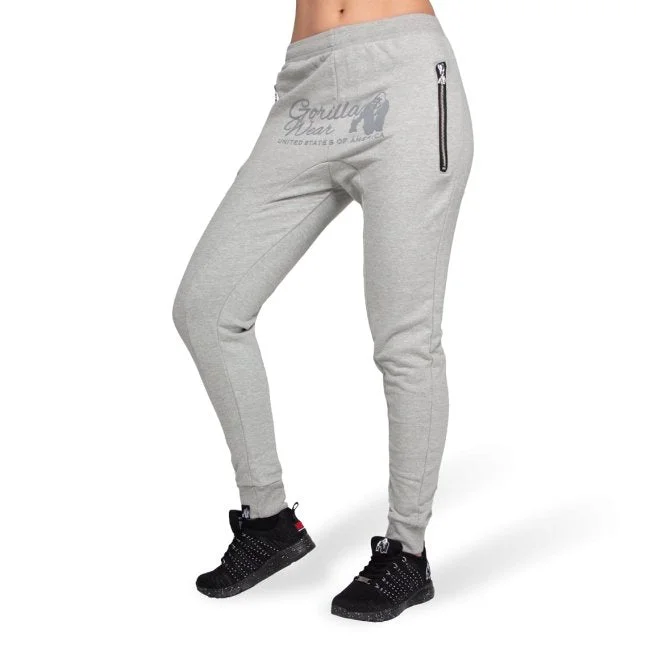 Gorilla Wear Celina Drop Crotch Joggers - Grey