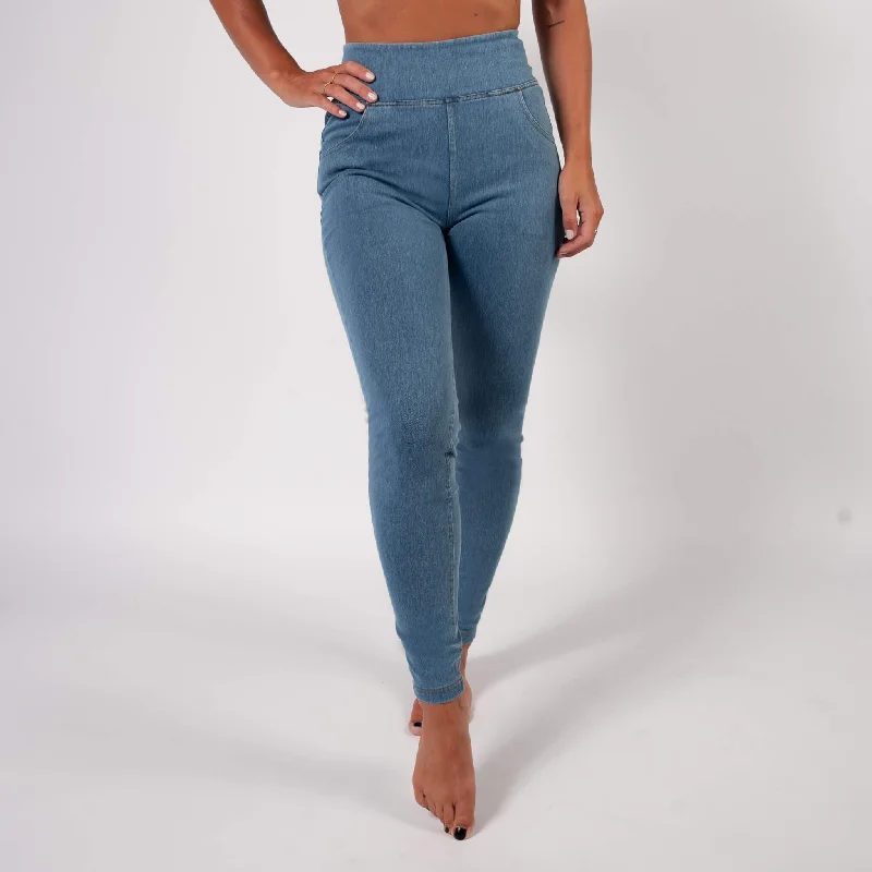 Light Blue High Waisted Super Stretch Jeans