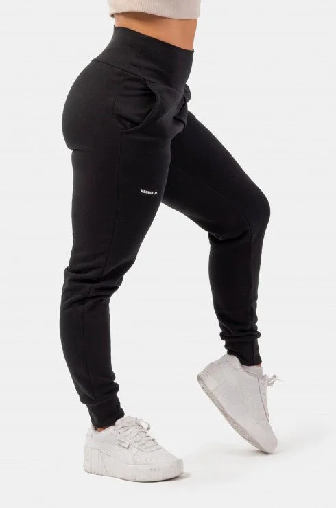 Nebbia High Waist Loose Fit Sweatpants Feeling Good 409 - Black