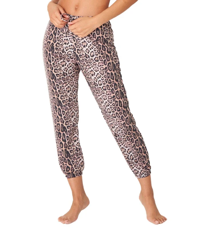 Onzie Fleece Sweatpants Leopard