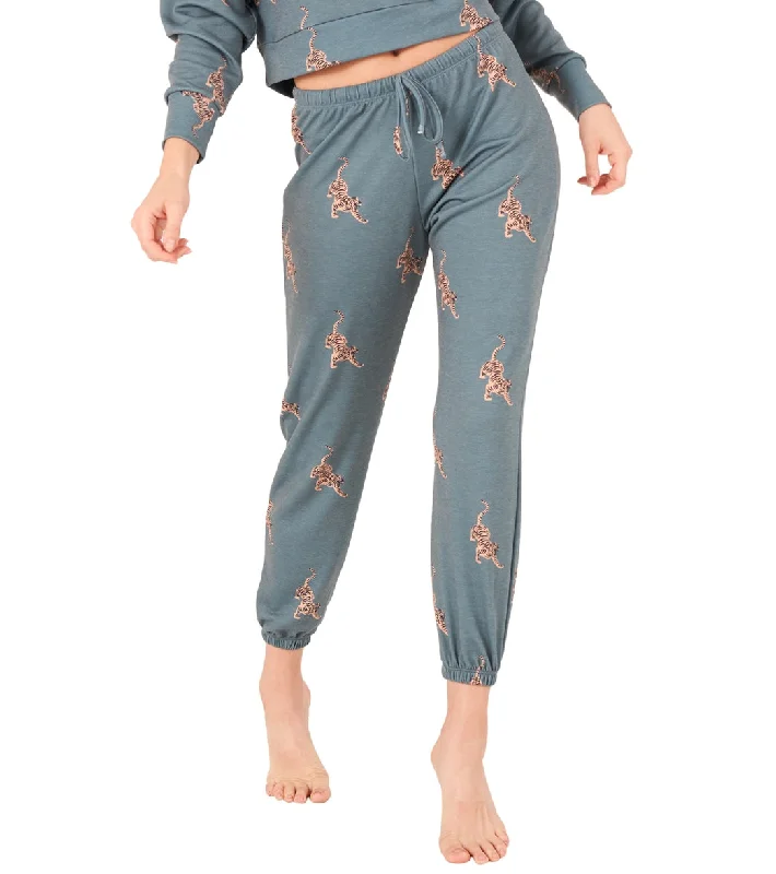 Onzie Fleece Sweatpants Pale Cacti Tiger