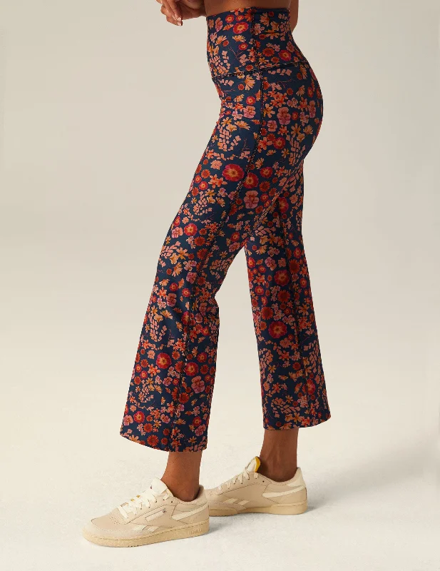 Retro Press Floral SoftMark Retro Cropped Pant