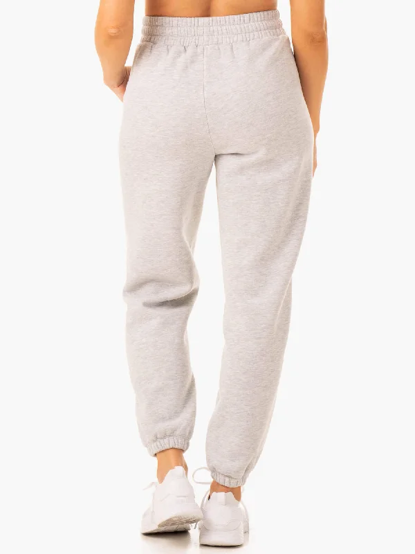 Sideline Track Pants - Grey Marl