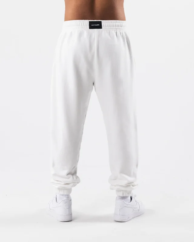 Earth Dye Natural Jogger - Cloud White