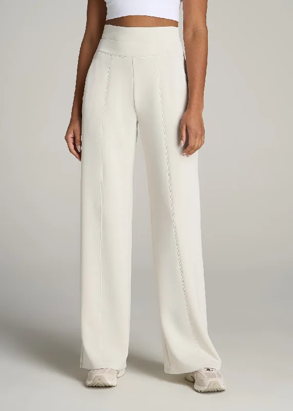 Butter Wide Leg Ultra High Rise Pant for Tall Women in Pearl