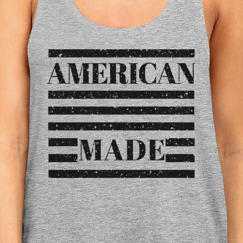 American Made Cute Womens Racerback Tank Top Gifts For Army Wives