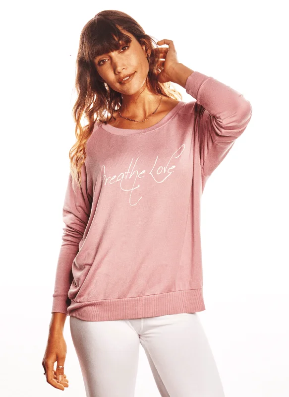 Be Love 'Breathe Love'  Ultra Soft Long Sleeve Yoga Top