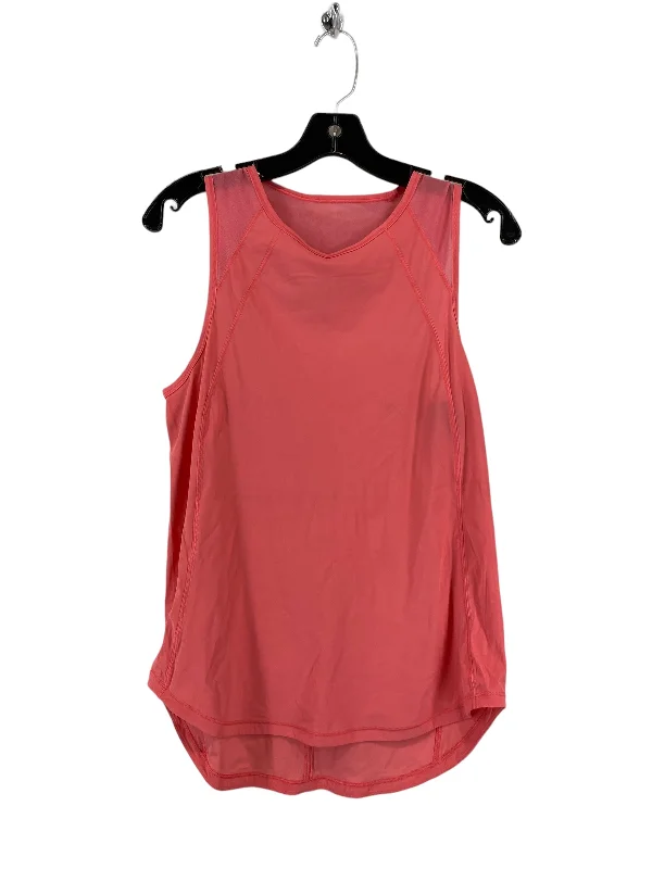 Coral Athletic Tank Top Lululemon, Size S