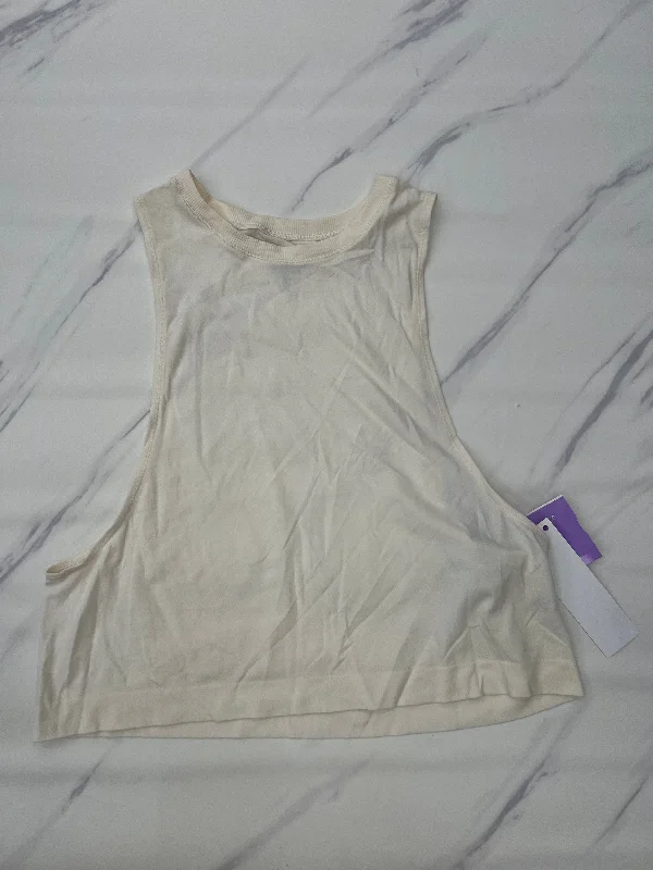 Cream Athletic Tank Top Athleta, Size Xs