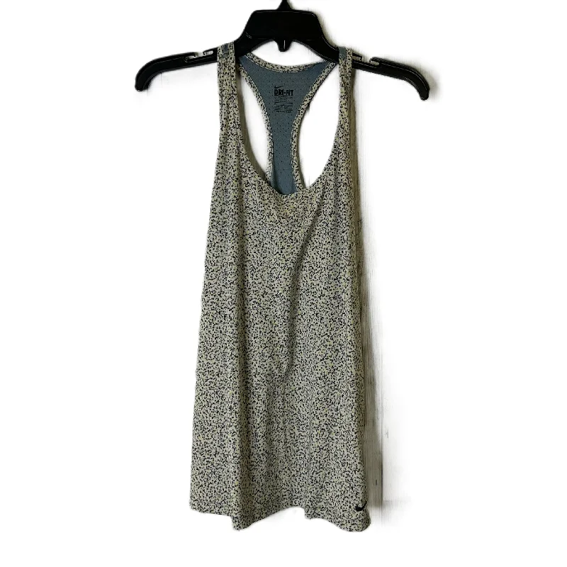 Grey Athletic Tank Top By Nike Apparel, Size: L