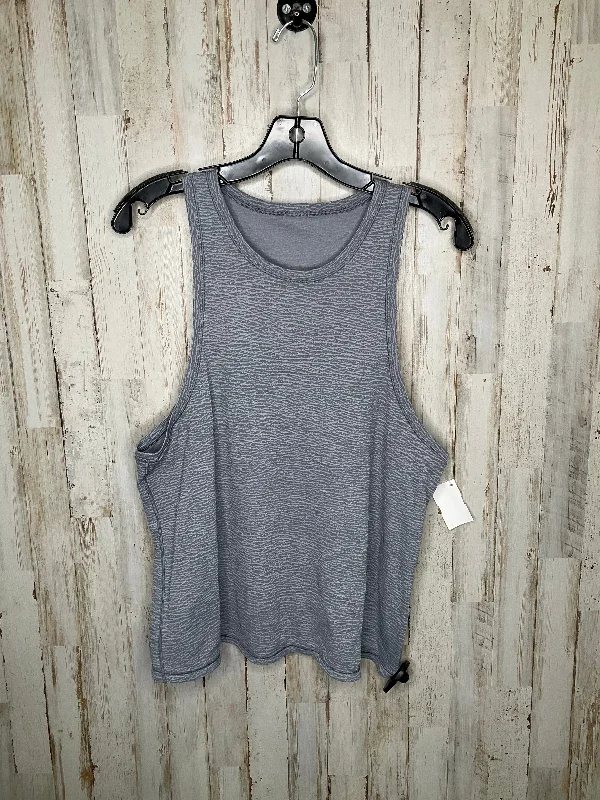 Grey Athletic Tank Top Lululemon, Size L