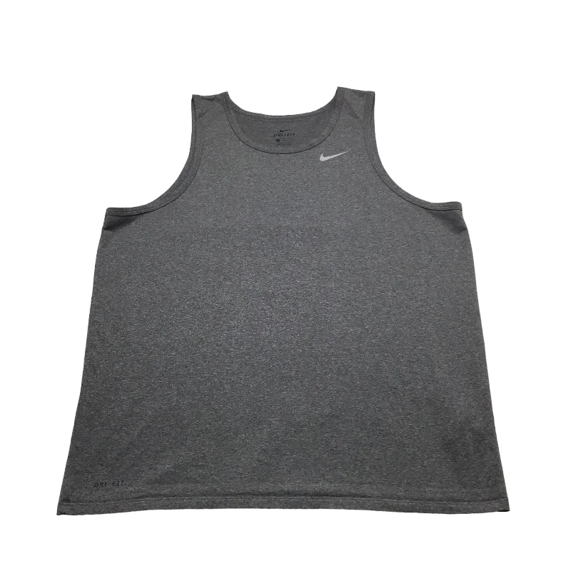 Grey Athletic Tank Top Nike Apparel, Size Xl