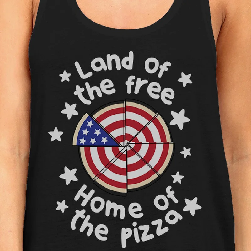 Land Of The Free Womens Funny Tank Top For Independence Day