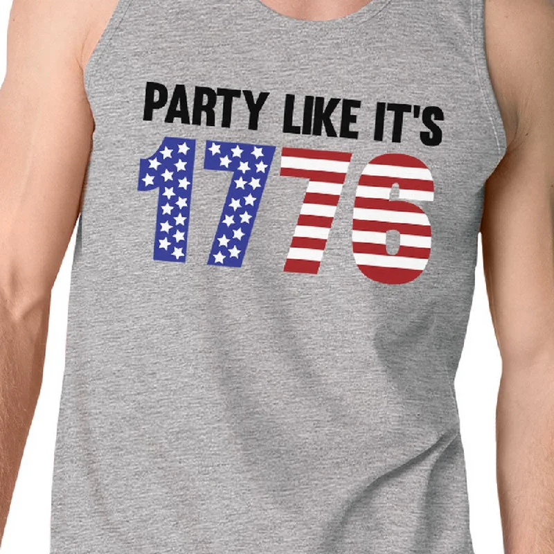 Party Like It's 1776 Unique Independence Day Design Tanks For Men