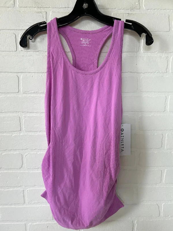 Purple Athletic Tank Top Athleta, Size S