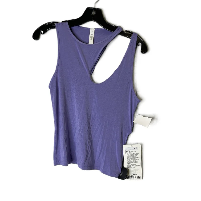 Purple Athletic Tank Top By Lululemon, Size: 4