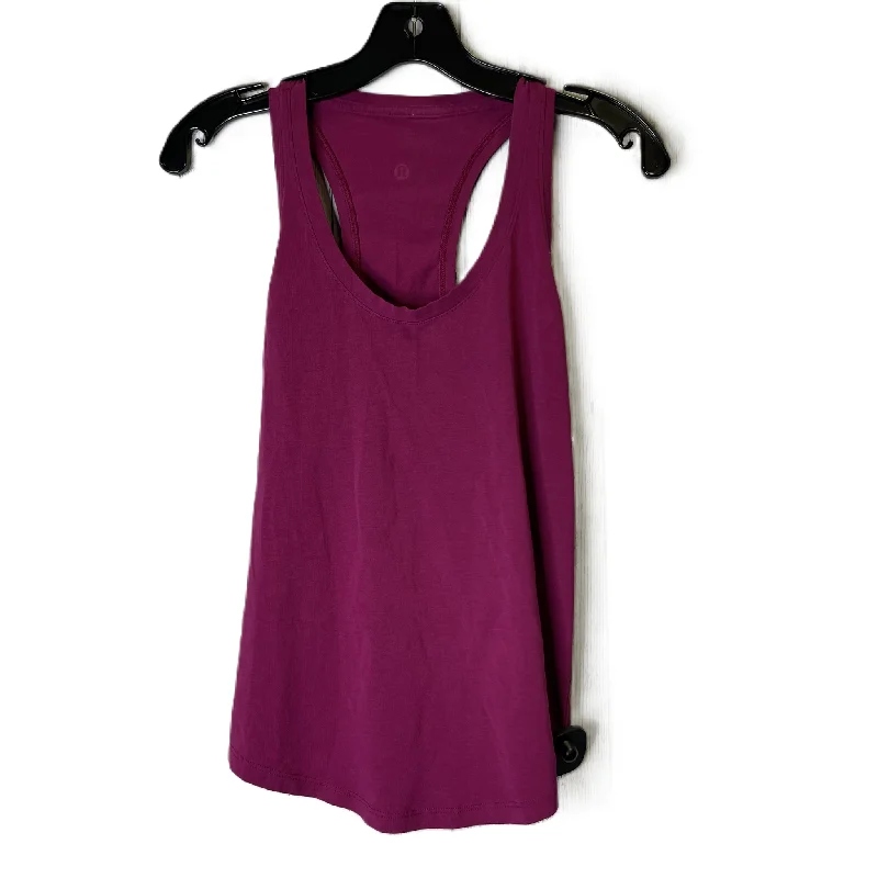 Purple Athletic Tank Top By Lululemon, Size: S