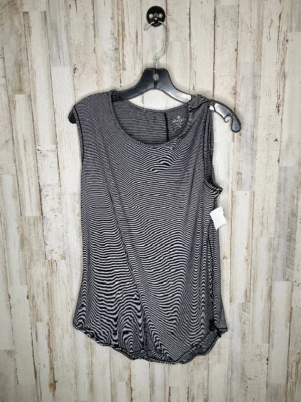 Striped Pattern Athletic Tank Top Athleta, Size M