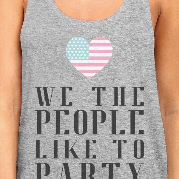 We The People Humorous Graphic Tank Top For Women 4th of July Tanks