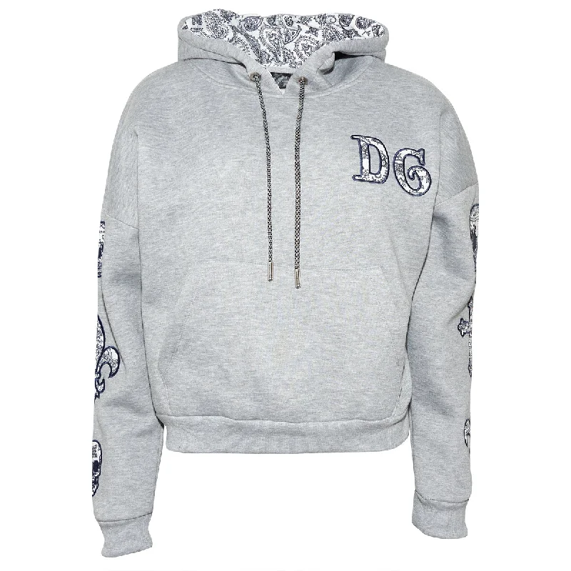 Patch Hoodie Davina Grau