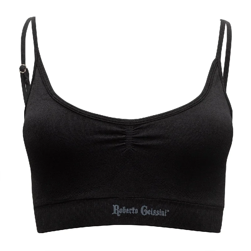 Damen Sport Top SNAKE-black