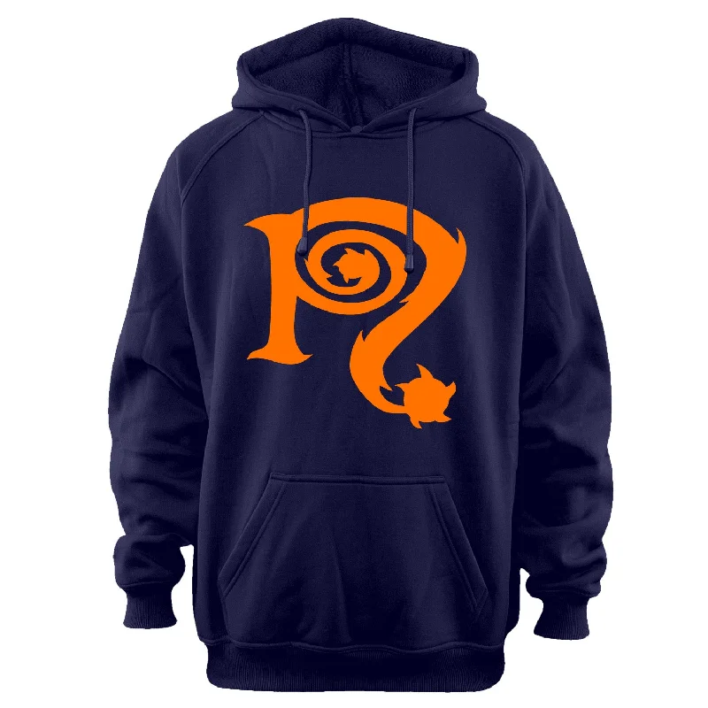 Necro ""N Logo (Orange/Navy)"" Pullover Hoodie