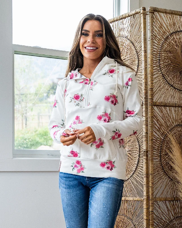 NEW! Ampersand Ave Garden Bloom HalfZip Sweatshirt