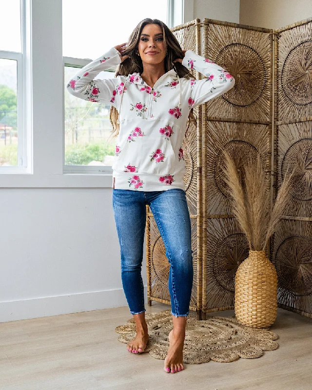 NEW! Ampersand Ave Garden Bloom HalfZip Sweatshirt